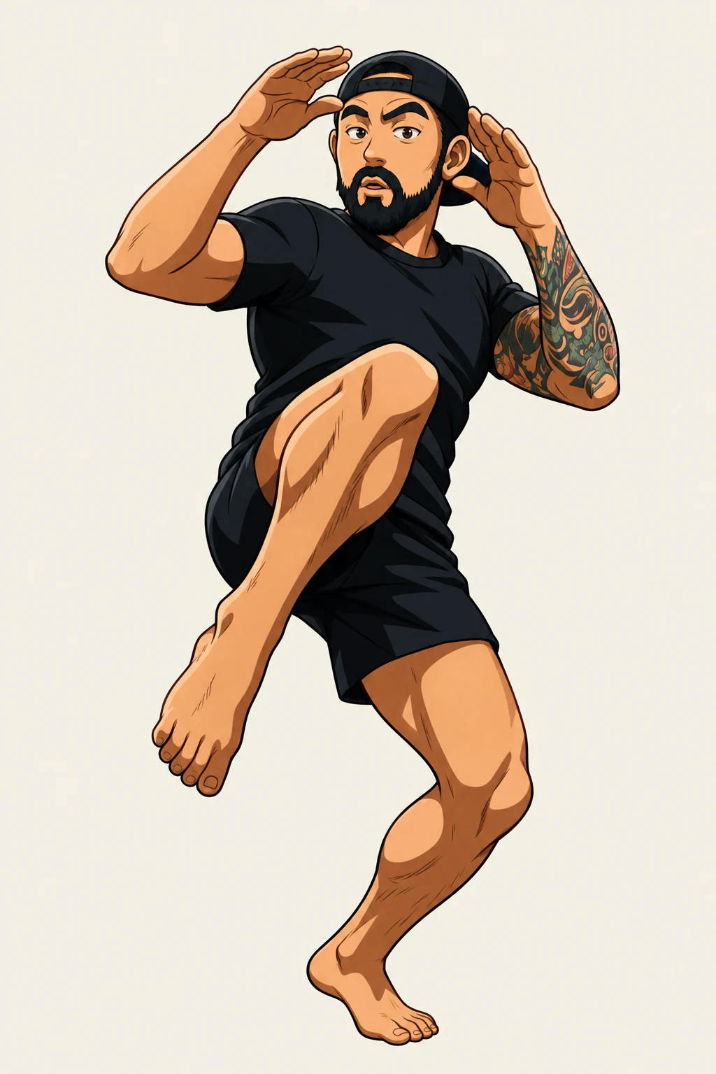 Illustration of Justin Wong